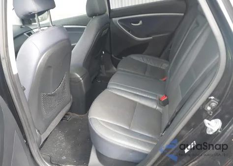 2014 Hyundai Elantra Gt Base W/Blue из США, поврежденный, VIN KMHD35LH1EU177482